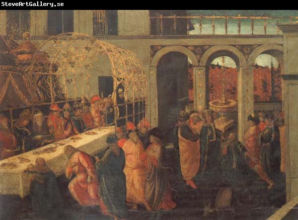 JACOPO del SELLAIO The Banquet of Ahasuerus